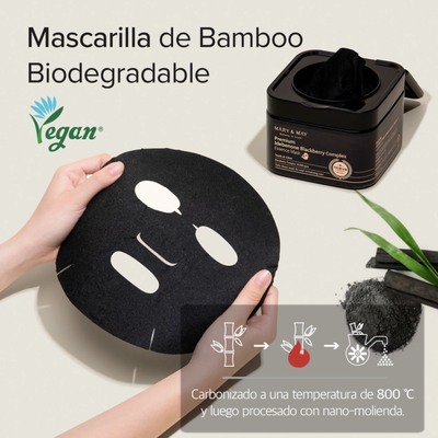 MARY&MAY IDEBENONE BLACKBERRY COMPLEX ESSENCE MASK ( 20 unidades )